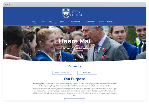 Tawa College Homepage